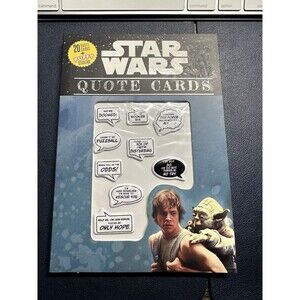 Star Wars Quote Cards - Editors of Thunder Bay Press - Postcards & Stickers New!